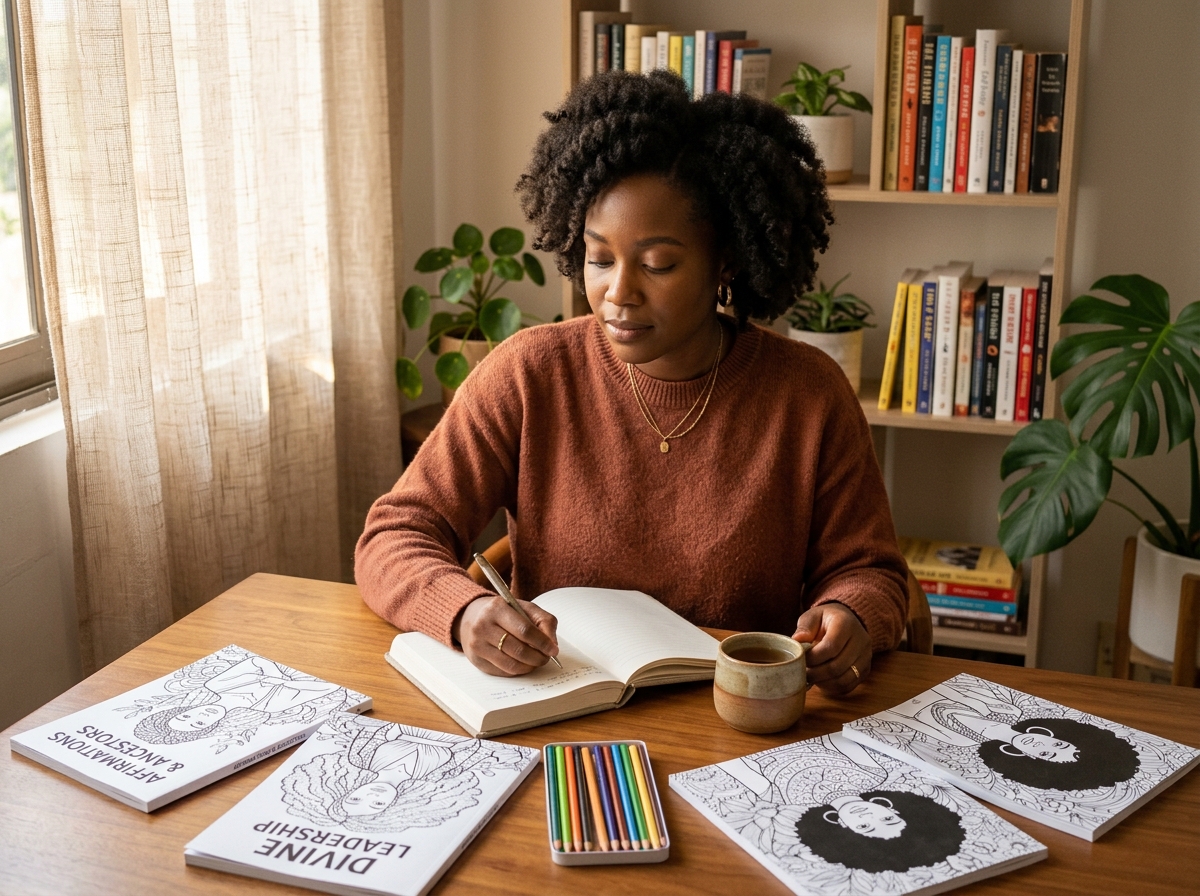 Best Coloring Books for Black Women: Self-Care, Spiritual Growth, Leadership, and Affirmations