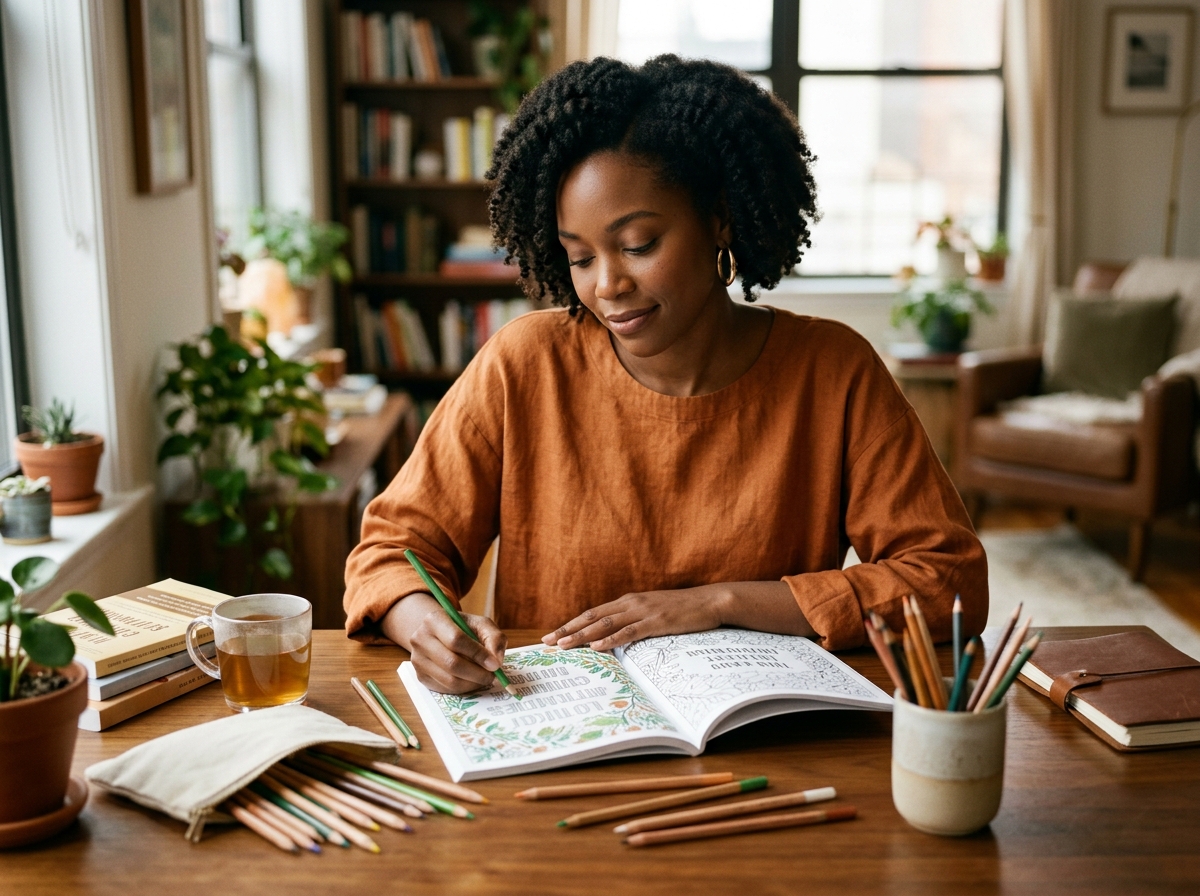 Positive Affirmation and Law of Attraction Coloring Book for Black Women: Who It Is For and How to Use It
