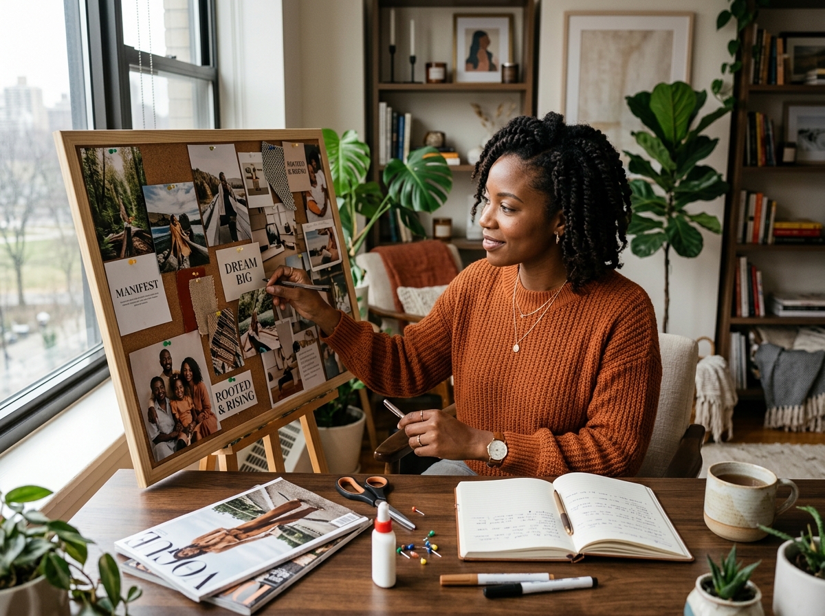 Vision Board Journal Prompts for Black Women article image
