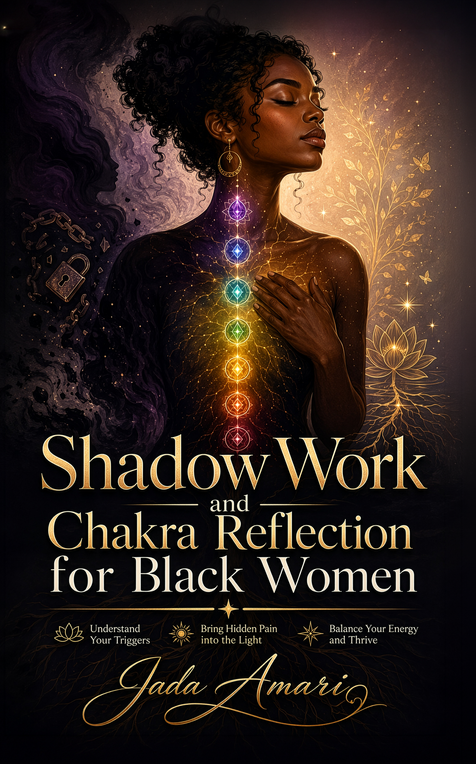 Shadow Work and Chakra Reflection for Black Women book cover