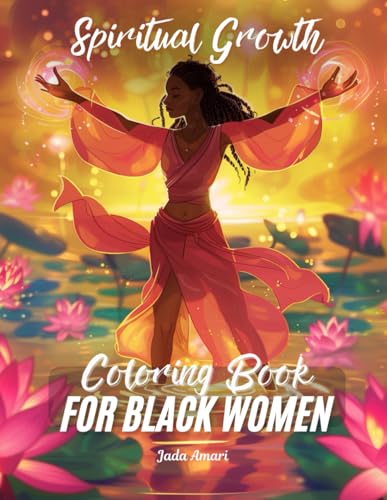 Spiritual Growth Coloring Book for Black Women book cover